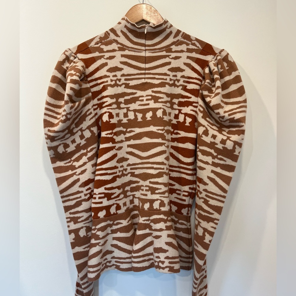 Ulla Johnson | Livia Jacquard-Wool Pullover Sweater | S - Picture 8 of 11